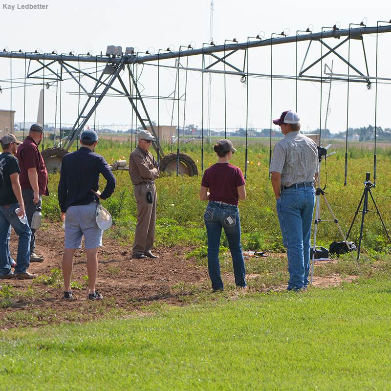 Summer Crops/OAP Center Pivot Irrigation Field Day in Bushland, Texas. 